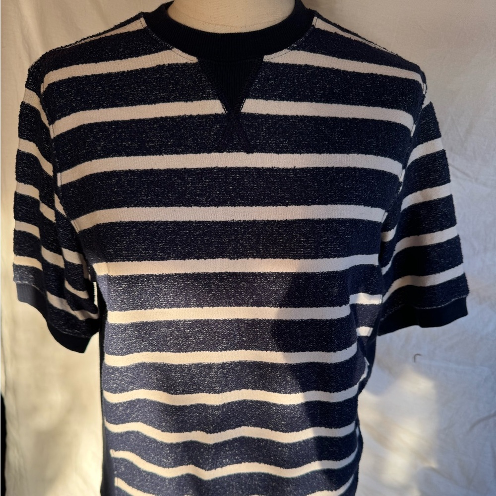 The Gigi ~ Blue and white striped T-shirt